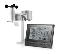 Bresser Station météo sans fil ClimateScout, capteur extérieur Pro 7-en-1, Noir