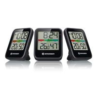 BRESSER Climate Monitor Thermo- / Hygromètre DCF Set de 3