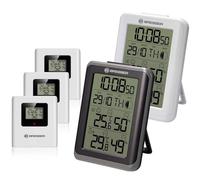 Bresser ClimaTemp IO Lot Géant Thermomètres sans Fil avec 2 Stations Et 3 Émetteurs pour La Température Et L’humidité De L’air