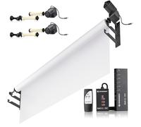 BRESSER EBS-3 Système de fond électrique pour 3 rouleaux