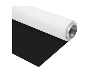 Bresser - Fond vinyle noir/blanc sur rouleau 1,35 x 6m
