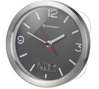 BRESSER Horloge pour Salle de Bain - 17 cm, Gris, 17cm