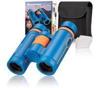 BRESSER JUNIOR Jumelles 7x30 pour enfants à partir de 6 ans, avec grossissement 7x et compensation dioptrique, sac de transport inclus pour l'observation de la nature et des oiseaux, la randonnée, les