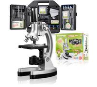 Bresser junior Biotar 300x-1200x Microscope avec Valise | Bresser Junior Microscope Enfant 6 ans 300x-1200x avec projecteur