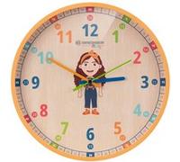 BRESSER JUNIOR Horloge murale pour enfants orange G