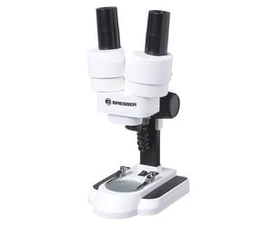Bresser Junior Microscope à lumière réfléchie et transmise 50x