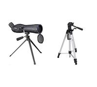 Bresser Junior Spotty 20-60x60 Longue-Vue & Amazon Basics Trépied ultraléger 152 cm avec Sac Inclus