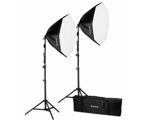 Bresser - Kit Softbox Lumière du Jour BR-2860 LED 2x50W