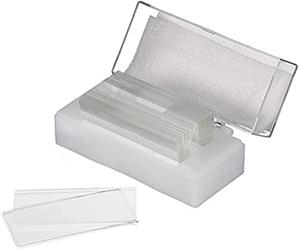 BRESSER Lamelles 24x50 mm en Verre Borosilicate - 100 pces