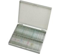 BRESSER Lames préparées 100 pcs. dans une grande boîte en plastique