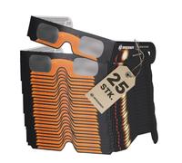 BRESSER lunettes pour éclipse solaire pour une observation sécurisée du soleil (25 pièces), avec filtre à lumière blanche, conforme ISO 12312-2:2019