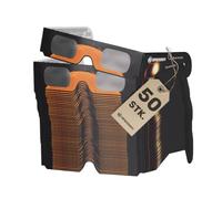 BRESSER Lunettes Eclipse Solaire certifiée CE ISO 12312-2 lot de 50
