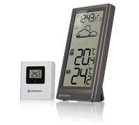 Bresser Station météo Meteo Temp RC Gris foncé