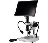 BRESSER Microscope DST-0745 avec caméra MikroCam MINI Full HD HDMI et écran MINI HDMI Full HD (13,3") weiß