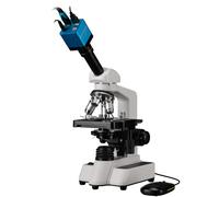 BRESSER Microscope Erudit DLX 40-1000x avec caméra MikroCam MINI Full HD HDMI
