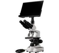 BRESSER Microscope Researcher Trino 40-1000x avec caméra MikroCam MINI Full HD HDMI et écran MINI HDMI (13,3")