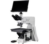 Bresser Microscope à lumière réfléchie 50-800x avec caméra HDMI 5MP et écran 13,3" pour Laboratoire