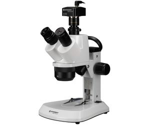 BRESSER Microscope stéréo trinoculaire Analyth STR 10x-40x avec caméra MikroCam SF Full-HD