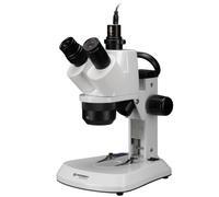 BRESSER Microscope stéréo trinoculaire Analyth STR 10x-40x avec caméra oculaire Full HD