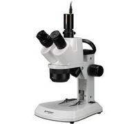 BRESSER Microscope stéréo trinoculaire Analyth STR 10x-40x avec caméra oculaire MikrOkular LF Full HD weiß G