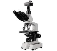 Bresser Microscope trinoculaire 40-1000x avec caméra SF Full HD, éclairage LED dimmable, idéal pour l'école et Les Loisirs