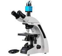 BRESSER Microscope Trinocular Science TFM-301 avec caméra MikroCam Mini Full HD HDMI