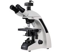 Bresser Microscope trinoculaire avec caméra MikroCam SF Full HD, objectifs Semiplan, éclairage Köhler, oculaires WF 10x, 1920x1080 Pixels