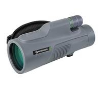 BRESSER Monoculaire Wave 12 x 50 avec grossissement élevé, Traitement de Haute qualité et Excellent Verre BaK-4, étanche et adapté aux porteurs de Lunettes, Gris