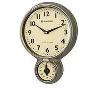 Bresser MyTime Horloge et Minuterie de Cuisine Rétro en Acier Inoxydable