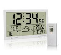 BRESSER MyTime Horloge murale météo Jumbo LCD