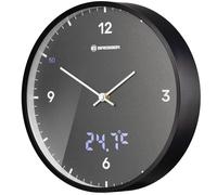 BRESSER MyTime LEDsec Horloge murale 24 cm avec affichage de la température