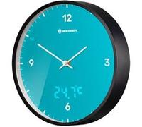 BRESSER MyTime LEDsec Horloge murale 24 cm avec affichage de la température