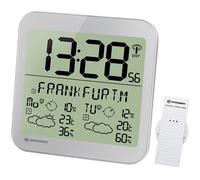 Bresser mytime meteotime lcd horloge murale argent 4cast