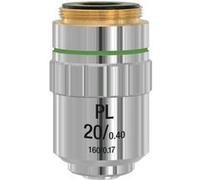 Bresser Objectif microscope DIN PL Infinity 20x 2,3 cm acier argent