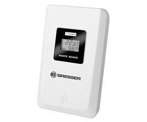 Bresser Optics 70-09997 / 70-09994 Capteur de température et d'humidité sans fil pour intérieur/extérieur 1,5 V 60 mm 95 mm 28 mm 50 g, Blanc