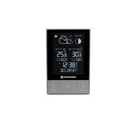 Bresser Station météo Modèle élégant – Prévisions météo, Température, Humidité – NDV Anthracite