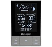 Bresser Station météo Modèle élégant – Prévisions météo, Température, Humidité – NDV Anthracite