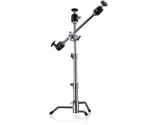 Bresser - Pied d'éclairage Pocket C-Stand + Bras d'extension