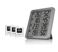 BRESSER Quadro NV Thermo-/Hygromètre gris grau G