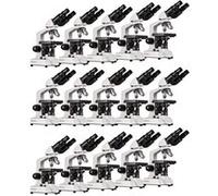 BRESSER Researcher Bino Microscope Ensemble scolaire (15 pcs) weiß