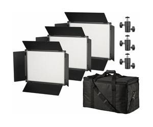 Bresser - Set de 3 Pièces Panneau LED BRESSER SH-1200A Bi-Color