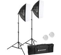 BRESSER Set d'éclairage lumière du jour LED BR-225B schwarz G