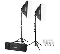 BRESSER Set d'éclairage lumière du jour LED BR-2845