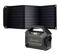 BRESSER Set Station d'alimentation 100 watts + chargeur solaire 40 Watt