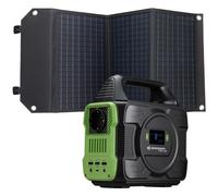 BRESSER Set Station d'alimentation 300 watts + chargeur solaire 60 Watt