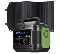 BRESSER Set Station d'alimentation 600 watts + chargeur solaire 90 Watt