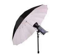 Bresser SM-14 Jumbo Parapluie réflecteur blanc/noir 180cm | ✅ Livraison gratuite à partir de 100 €