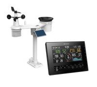 BRESSER Station météo connectée WiFi 11 jours 4Cast CV 7-en-1 schwarz G