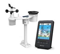 BRESSER Station météo connectée WiFi 4CAST 4 jours avec capteur extérieur 7-en-1