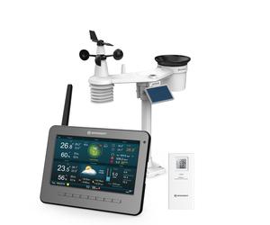BRESSER Station météo connectée WiFi HD TFT 7-en-1 professionnelle avec différents modes d'affichage